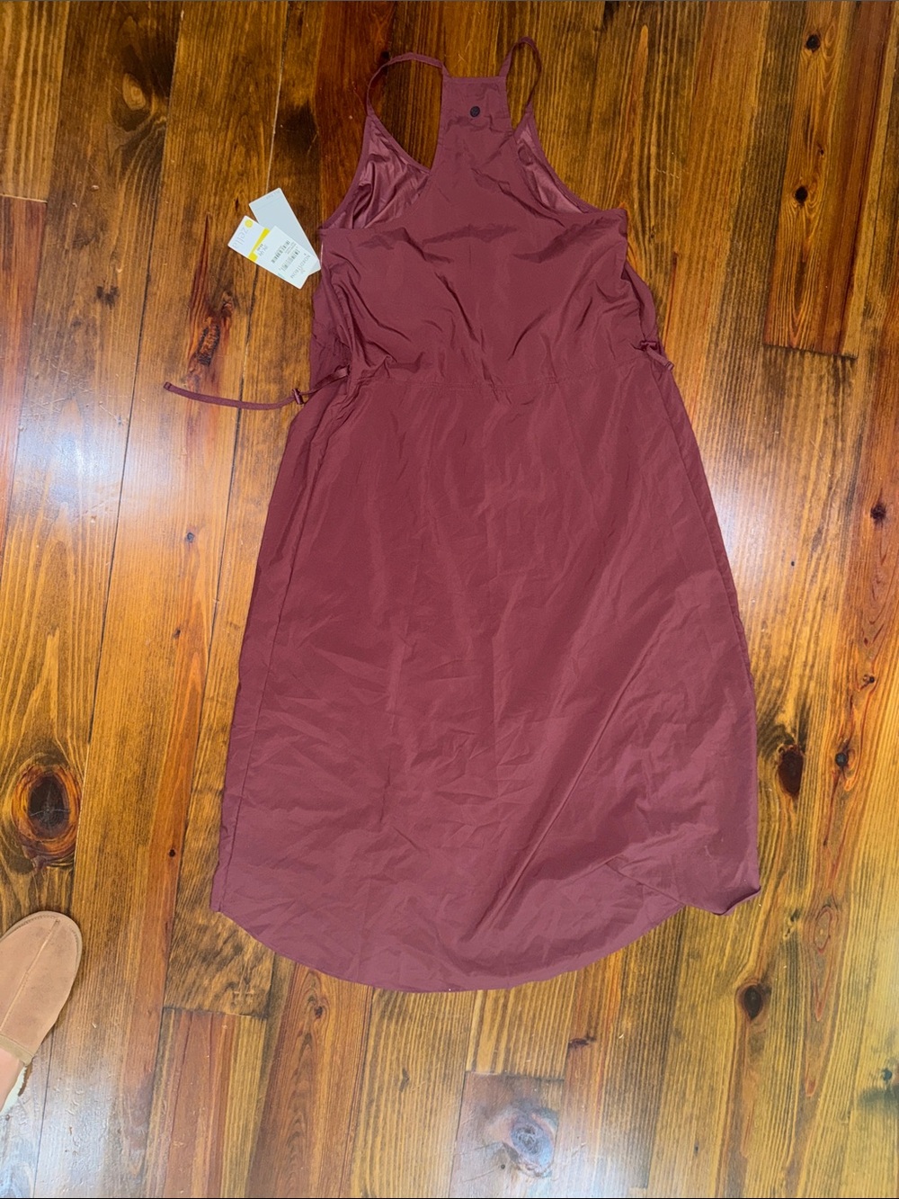 Zella Mauve High-Low Midi Halter Dress - Picture 3 of 3